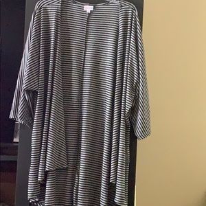 Striped Lularoe Large cardigan